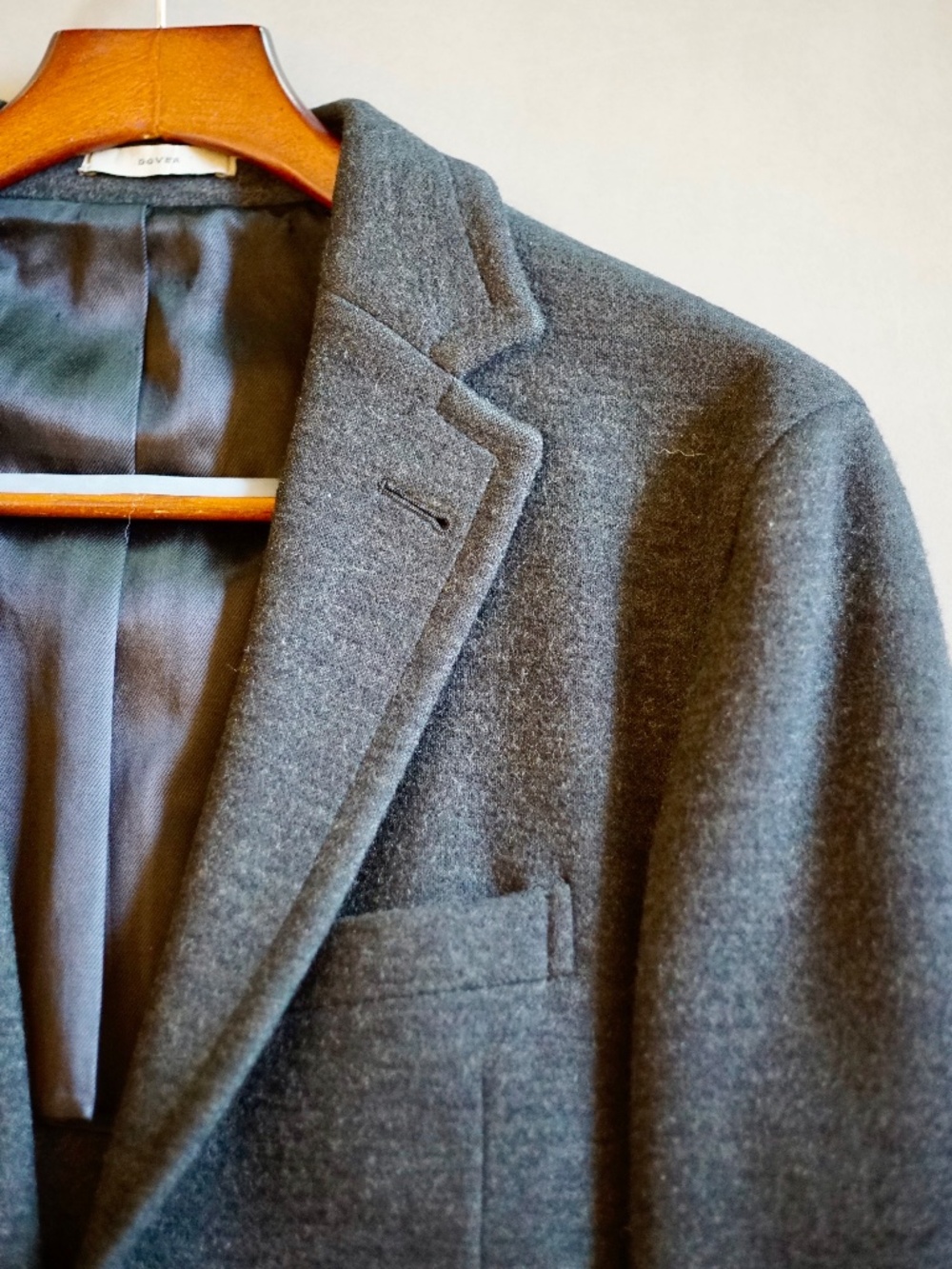 Boglioli "Saxon" wool overcoat